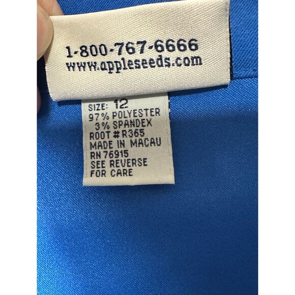 Appleseeds Women's Faux Suede Laser Cut Open Blazer Shoulder Pads, Size 12 - Picture 4 of 5